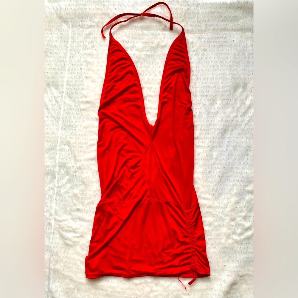 Red Tight Fitting Top